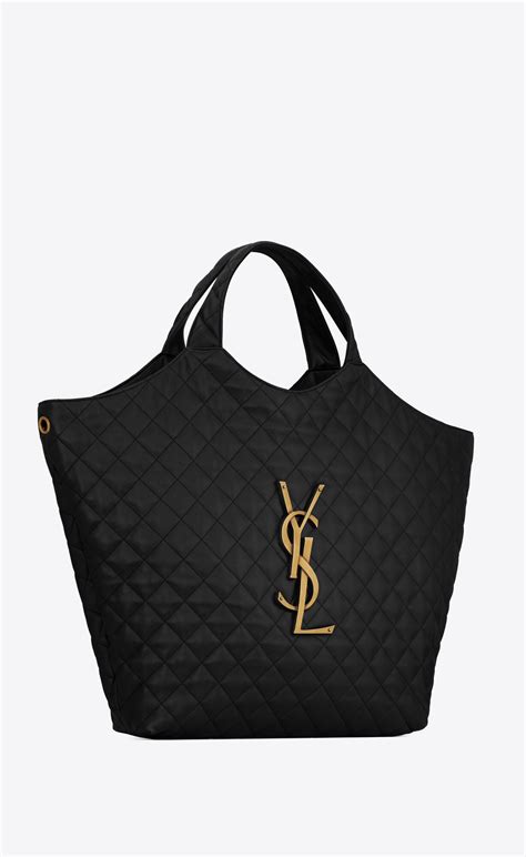 ysl quilted shopper